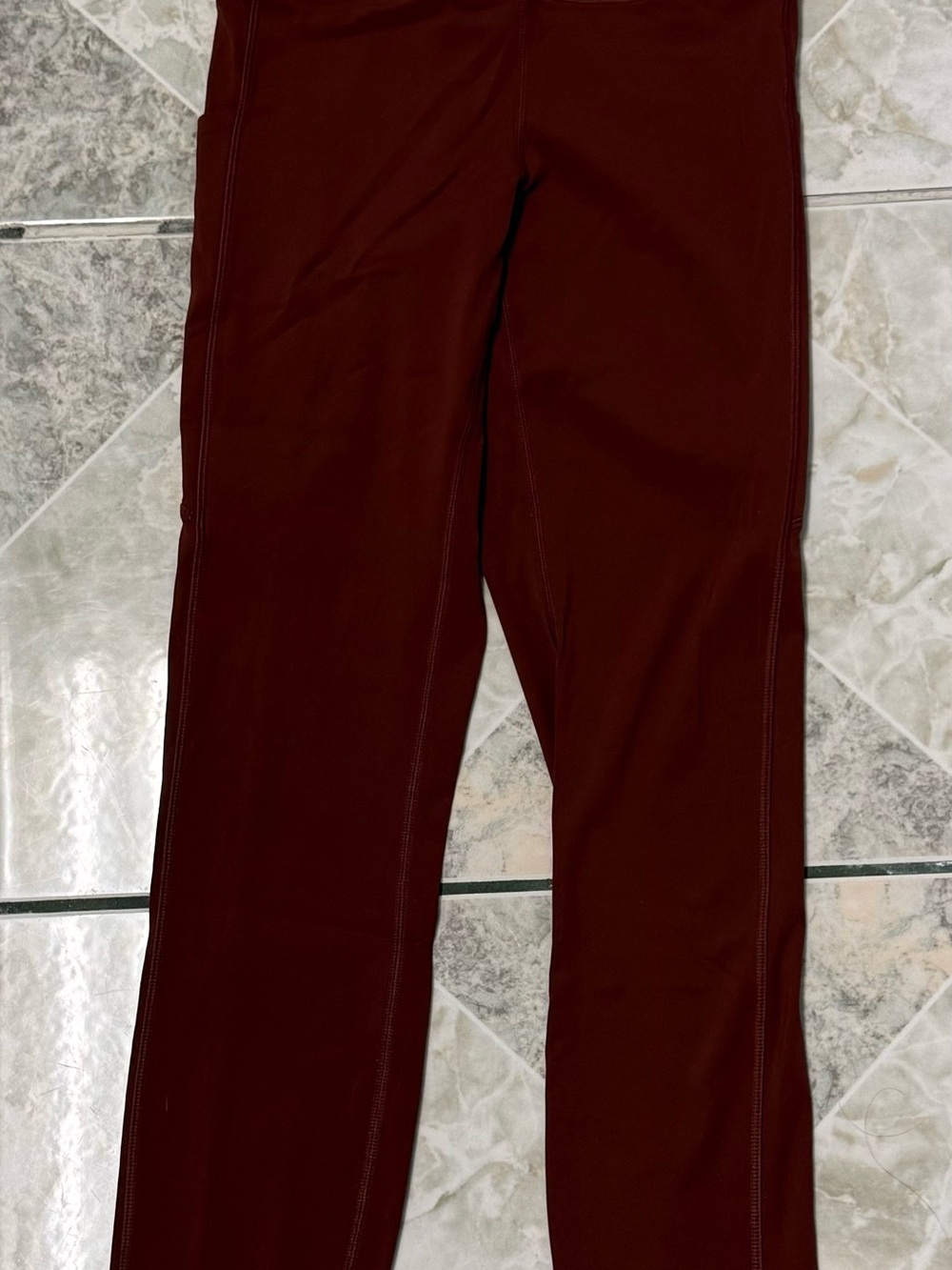 Vuori leggings Maroon Stretch Performance